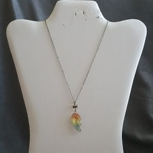 Rainbow Heart Best Friend Necklace